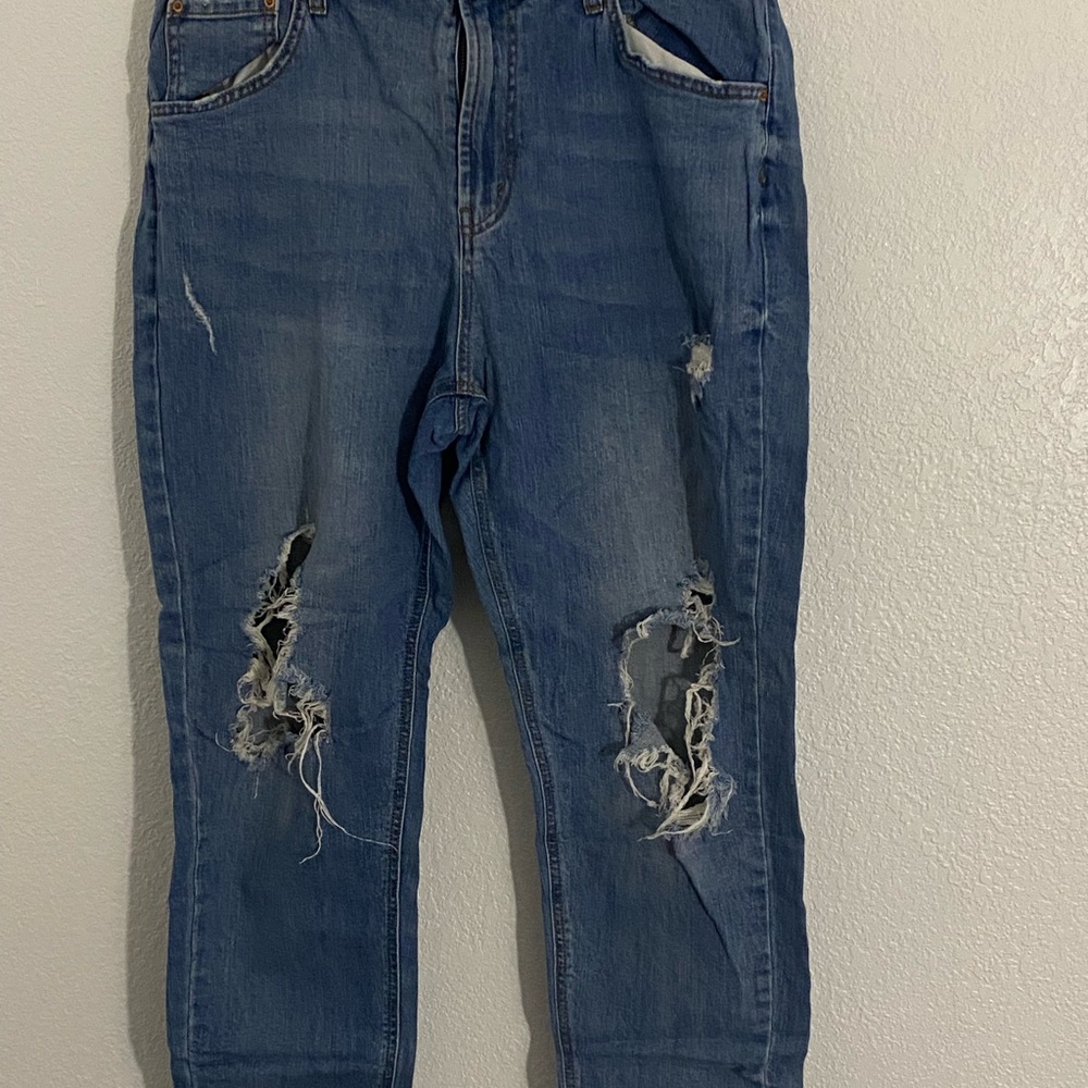 Wild Fable Women's Distressed Blue Jeans
